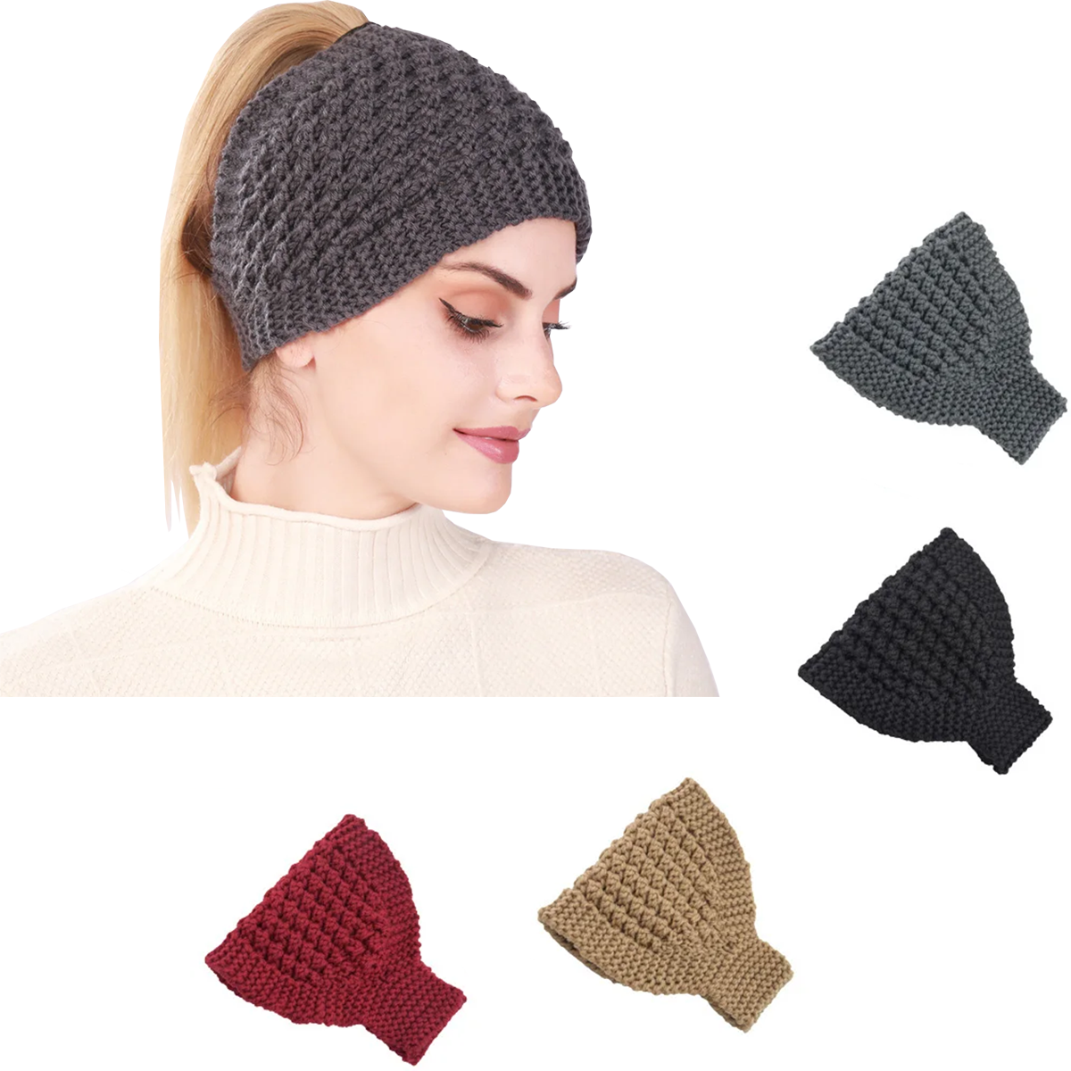 1PC Knitted Soft Stretch Turba - Head Wrap Turban 리뷰 및 가격
