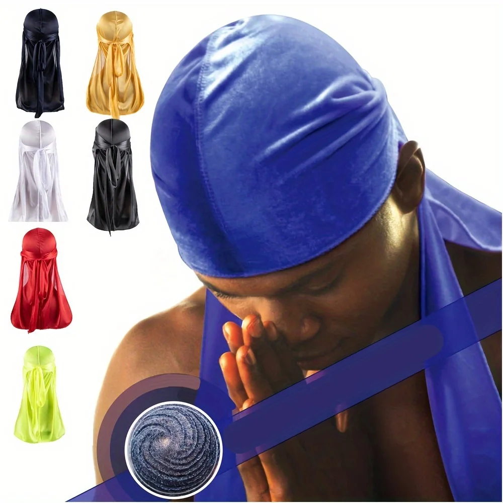 Men's Silk Durag Bonnet Bandan - Bandana Doo Rag 리뷰 및 가격