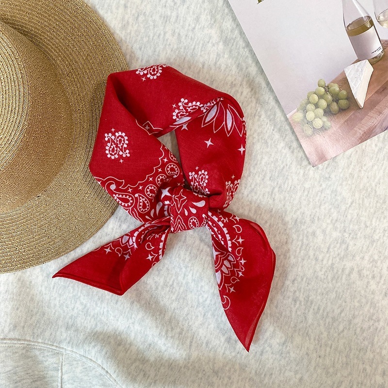 100% Cotton Square Scarf For W - Bandana Cotton 리뷰 및 가격