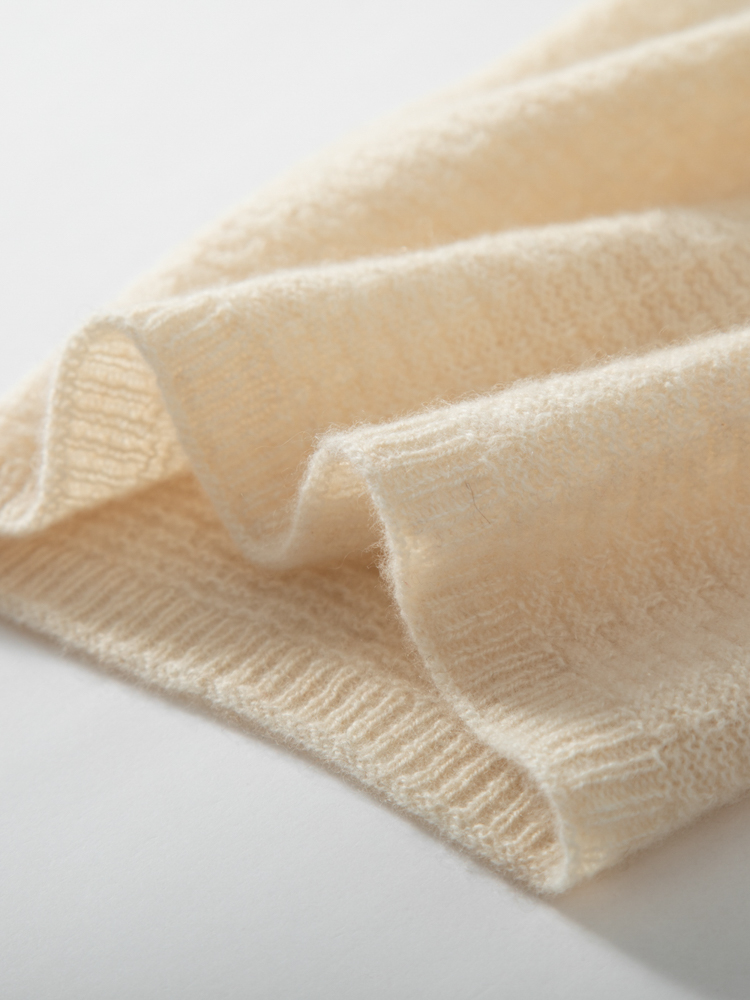 100% Pure Cashmere Waffle Knit - Infinity Scarf Knit 리뷰 및 가격