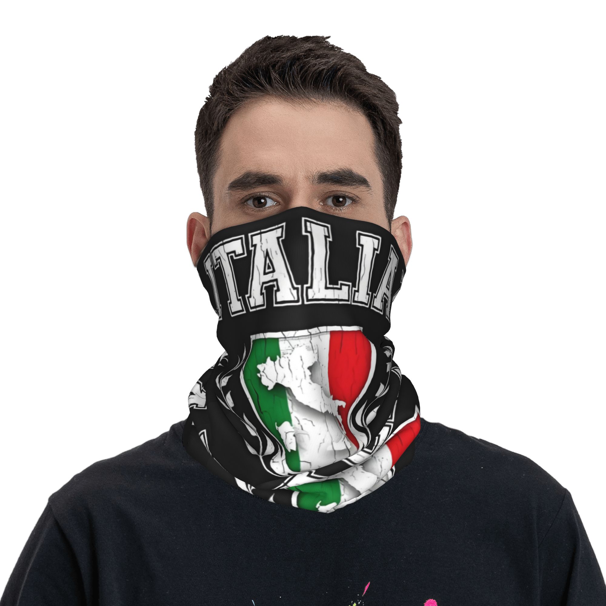 Custom Italy Flag Bandana Neck - Neck Warmer Tube 리뷰 및 가격