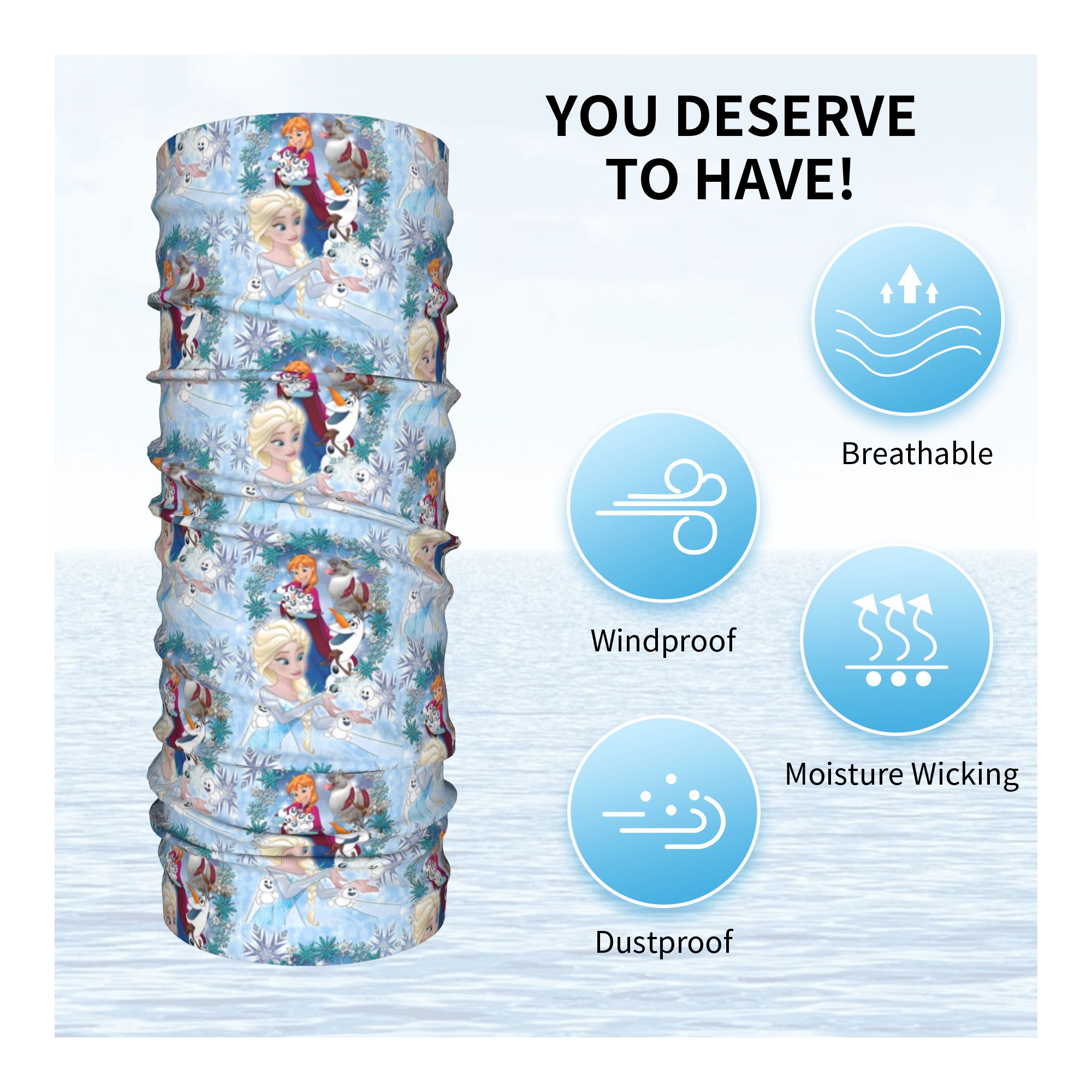 Custom F-Frozen Movie Winter H - Neck Warmer Tube 리뷰 및 가격