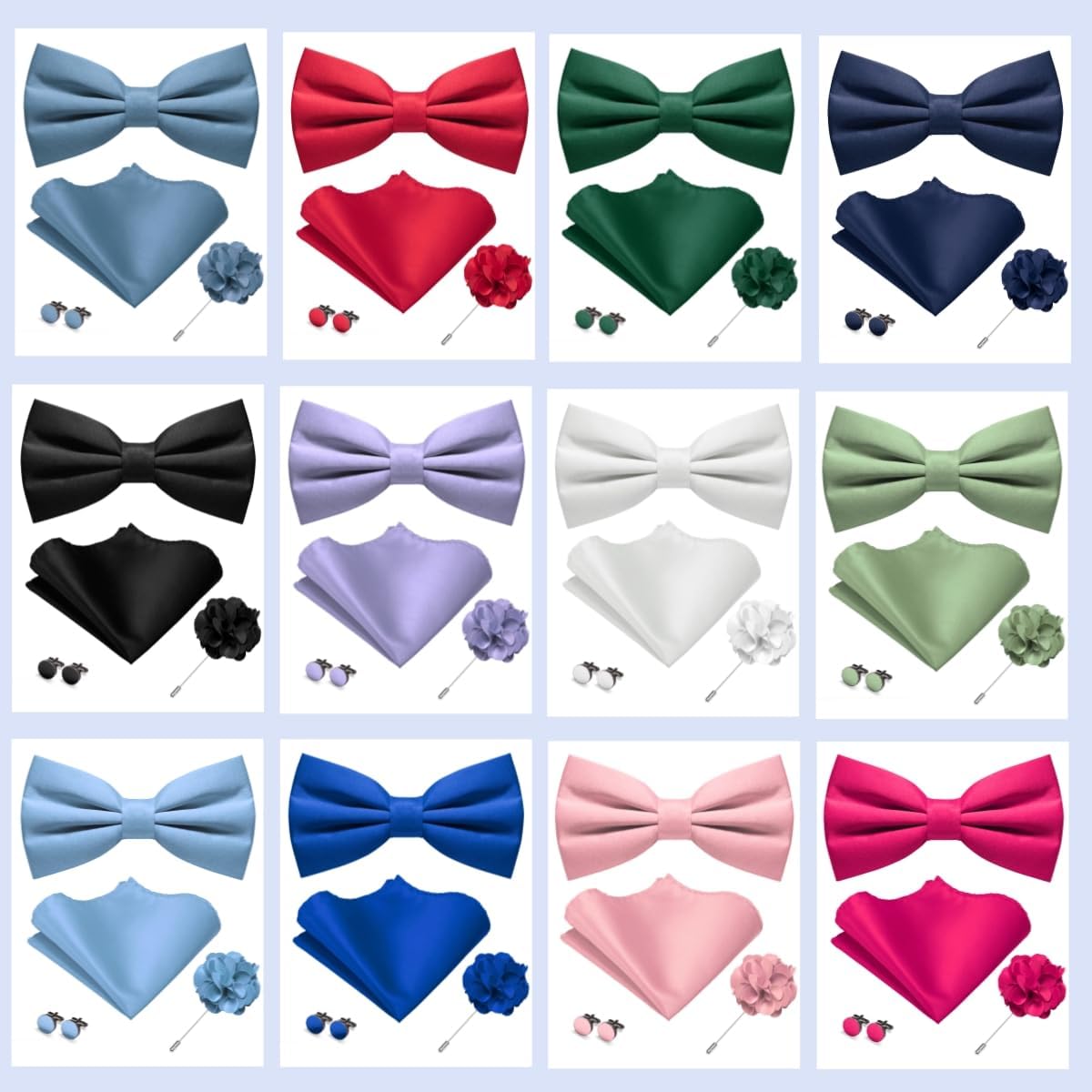 Pre-tied Bow Tie and Pocket Sq - Bow Tie Pre Tied 리뷰 및 가격