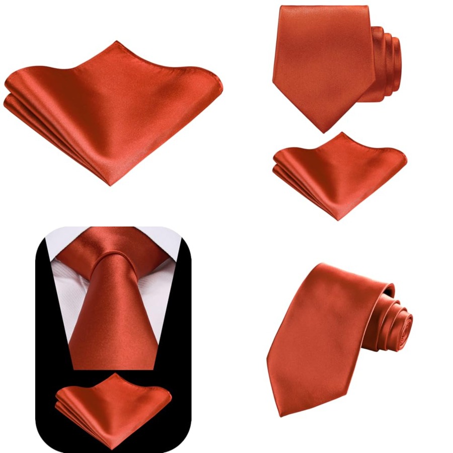 Solid Satin Woven dyed Color F - Pocket Square Set 리뷰 및 가격