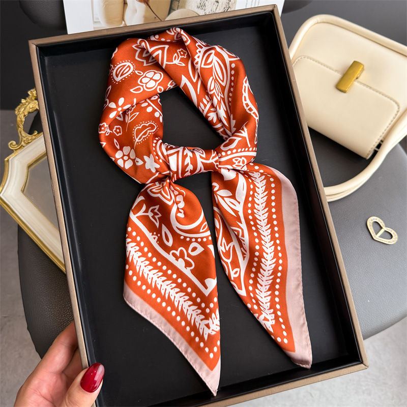 1Pc cashew print fashion silk  - Scarf Silk Square 리뷰 및 가격