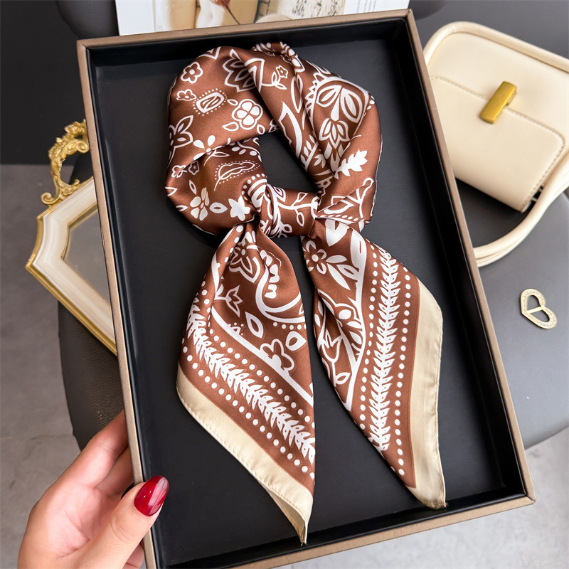 1Pc cashew print fashion silk  - Scarf Silk Square 리뷰 및 가격