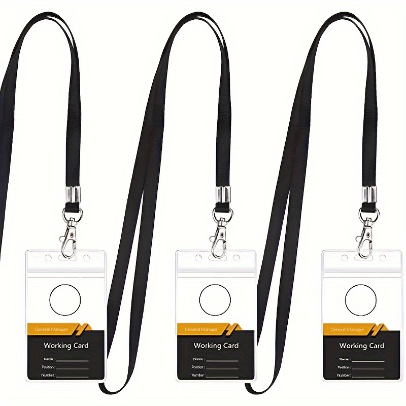 transparent waterproof name ba - Lanyard Badge Holder 리뷰 및 가격