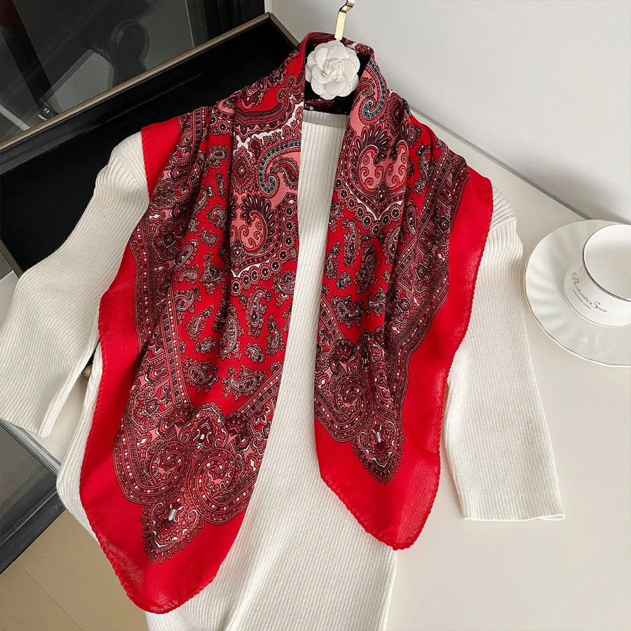 New Fashion 70X70cm Women's Sc - Bandana Cotton 리뷰 및 가격