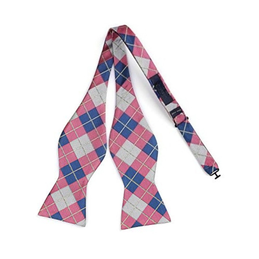 Bow Ties for Men Check Plaid S - Pocket Square Set 리뷰 및 가격