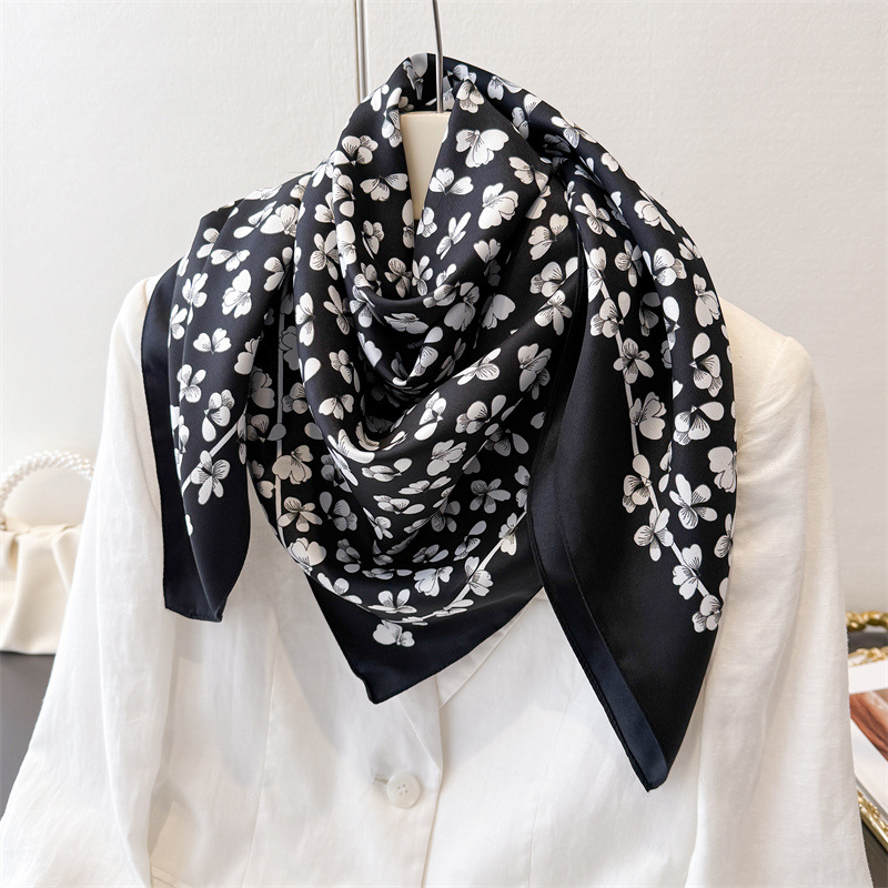 1pcs 90*90cm Floral Printed Co - Bandana Cotton 리뷰 및 가격