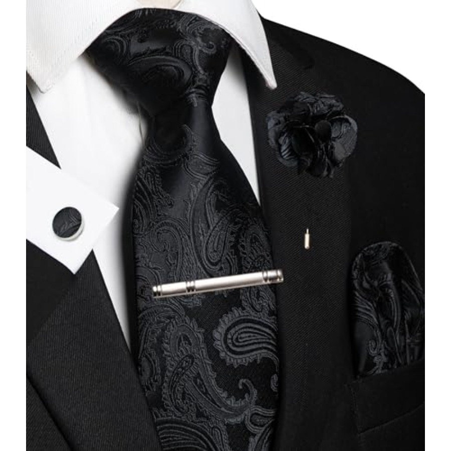 Mens Paisley Tie and Pocket Sq - Pocket Square Set 리뷰 및 가격