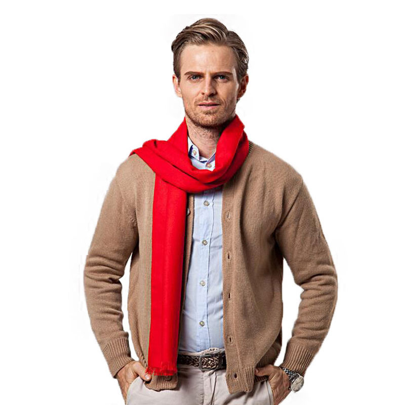Fashion Winter Solid Color Men - Muffler Men Wool 리뷰 및 가격