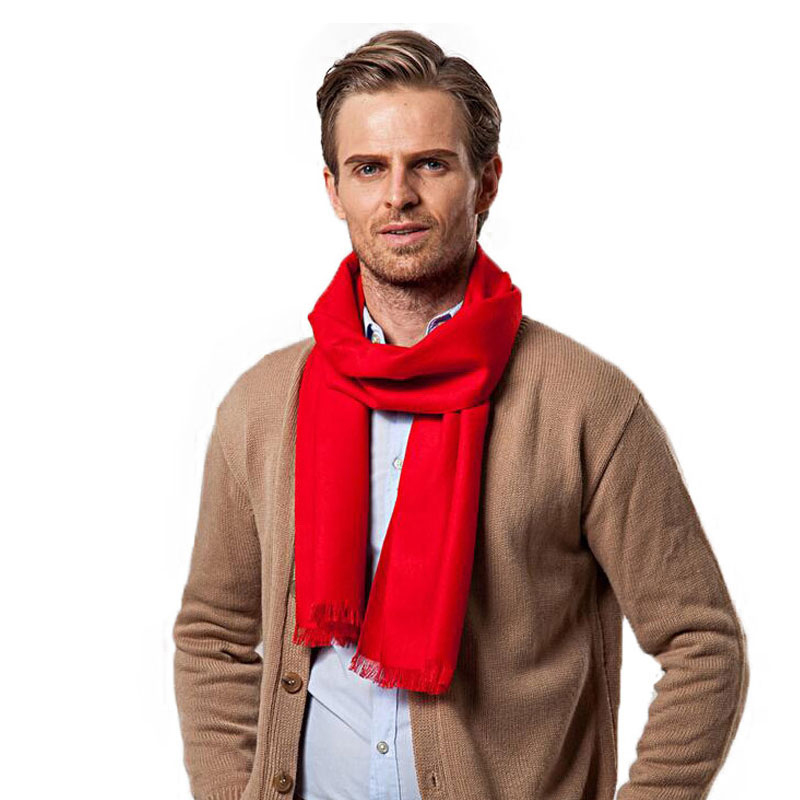 Fashion Winter Solid Color Men - Muffler Men Wool 리뷰 및 가격