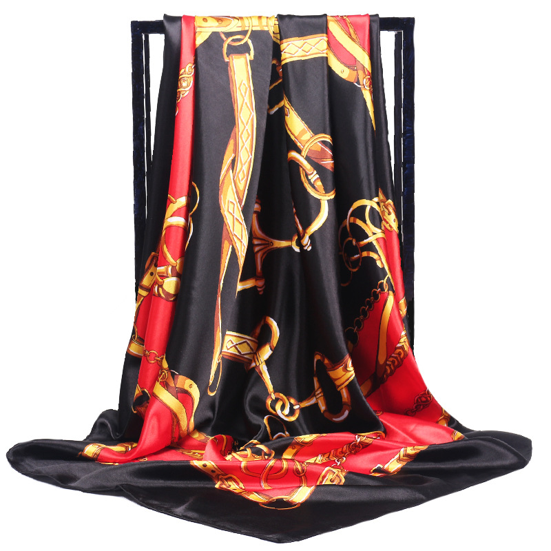 90*90cm Ladies Silk Scarf Band - Scarf Silk Square 리뷰 및 가격
