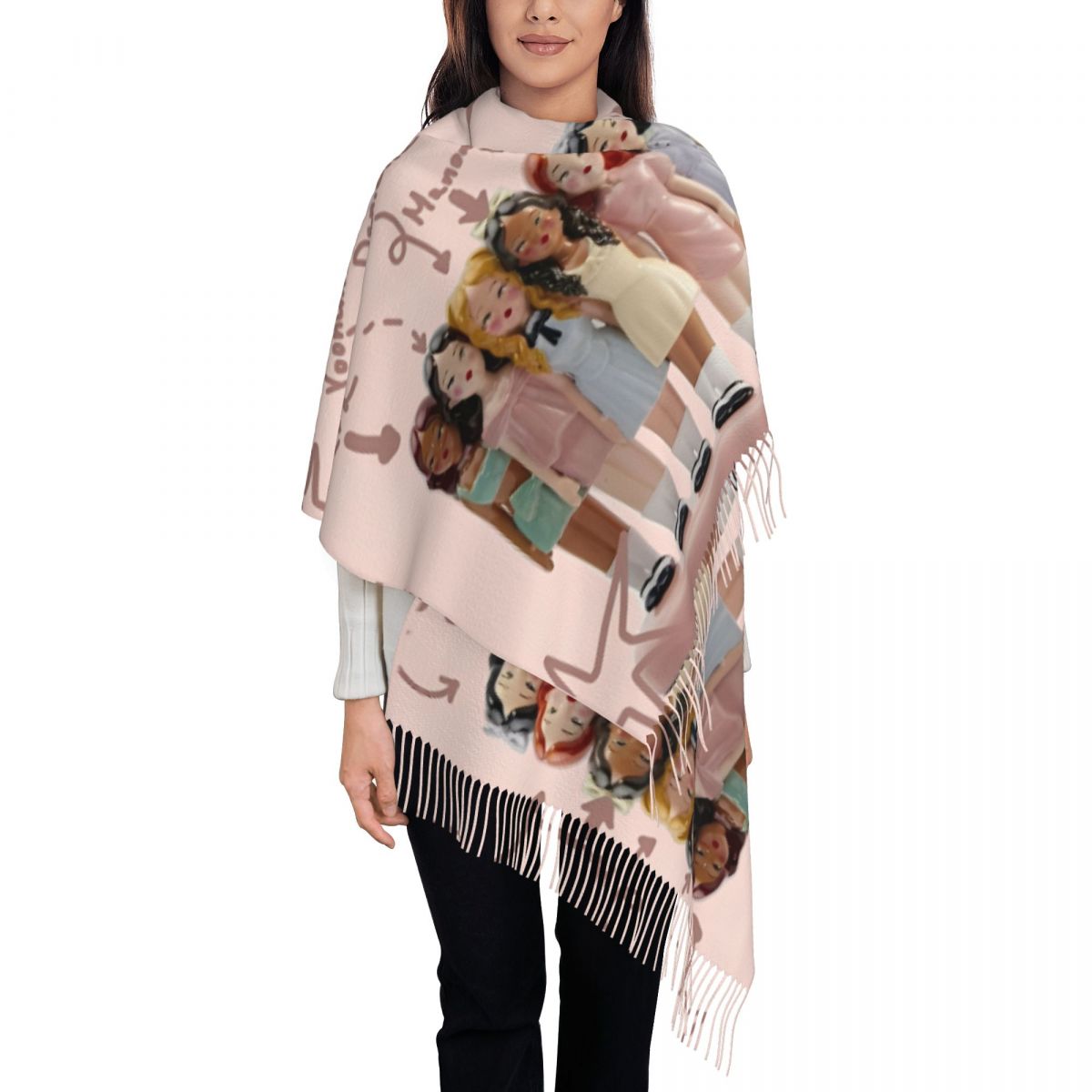 Katseye Kpop Idol Shawl Wrap W - Pashmina Wrap Large 리뷰 및 가격