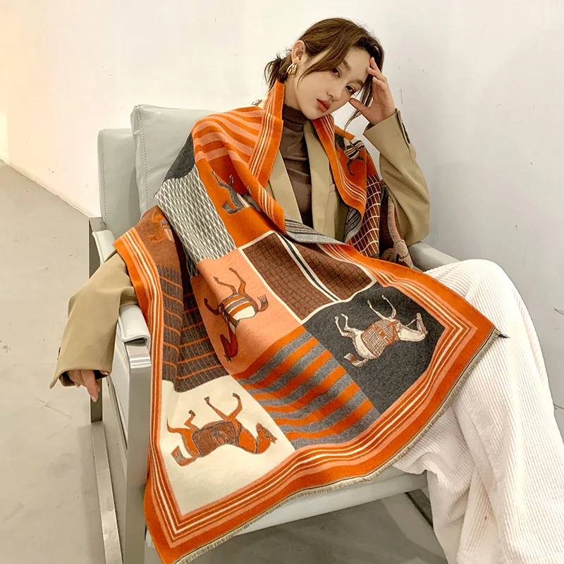 2024 New Luxury Winter Cashmer - Woven Scarf Blanket 리뷰 및 가격