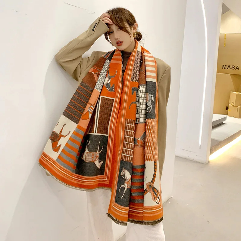 2024 New Luxury Winter Cashmer - Woven Scarf Blanket 리뷰 및 가격