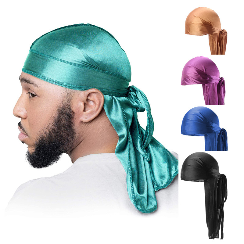 5Pcs New silk Durag Bandana Tu - Bandana Doo Rag 리뷰 및 가격