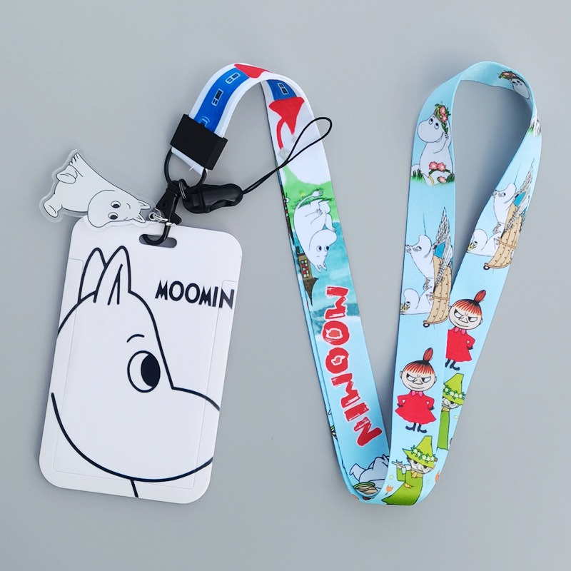 Moomin Cartoon Hard Card Holde - Lanyard Badge Holder 리뷰 및 가격
