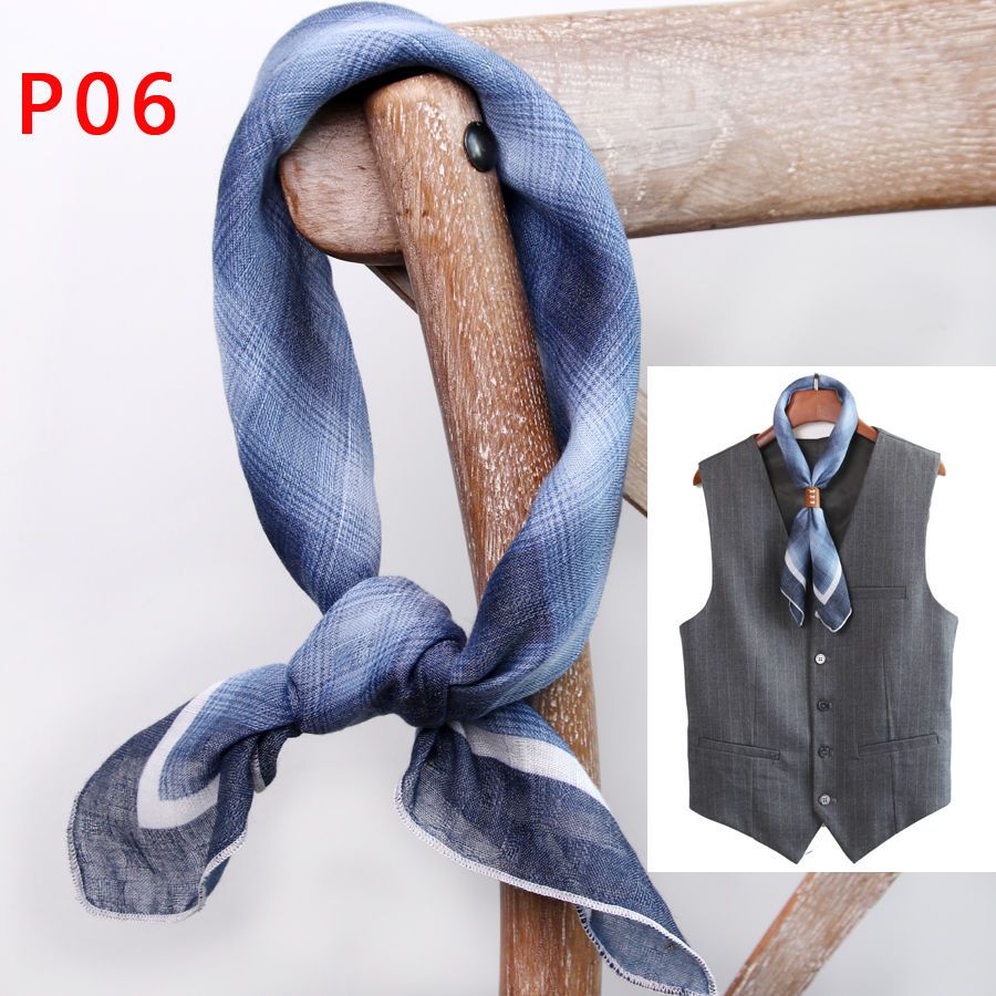 Men's Square Scarf with Button - Scarf Silk Square 리뷰 및 가격