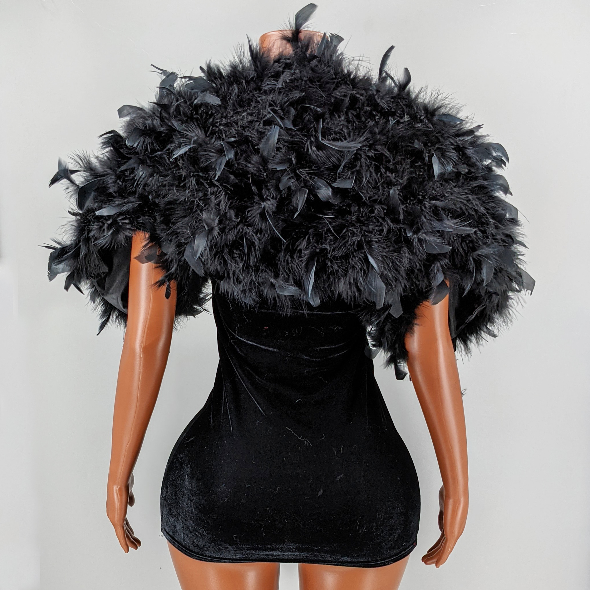 Black Feather Shawl for Women  - Stole Wedding Shawl 리뷰 및 가격