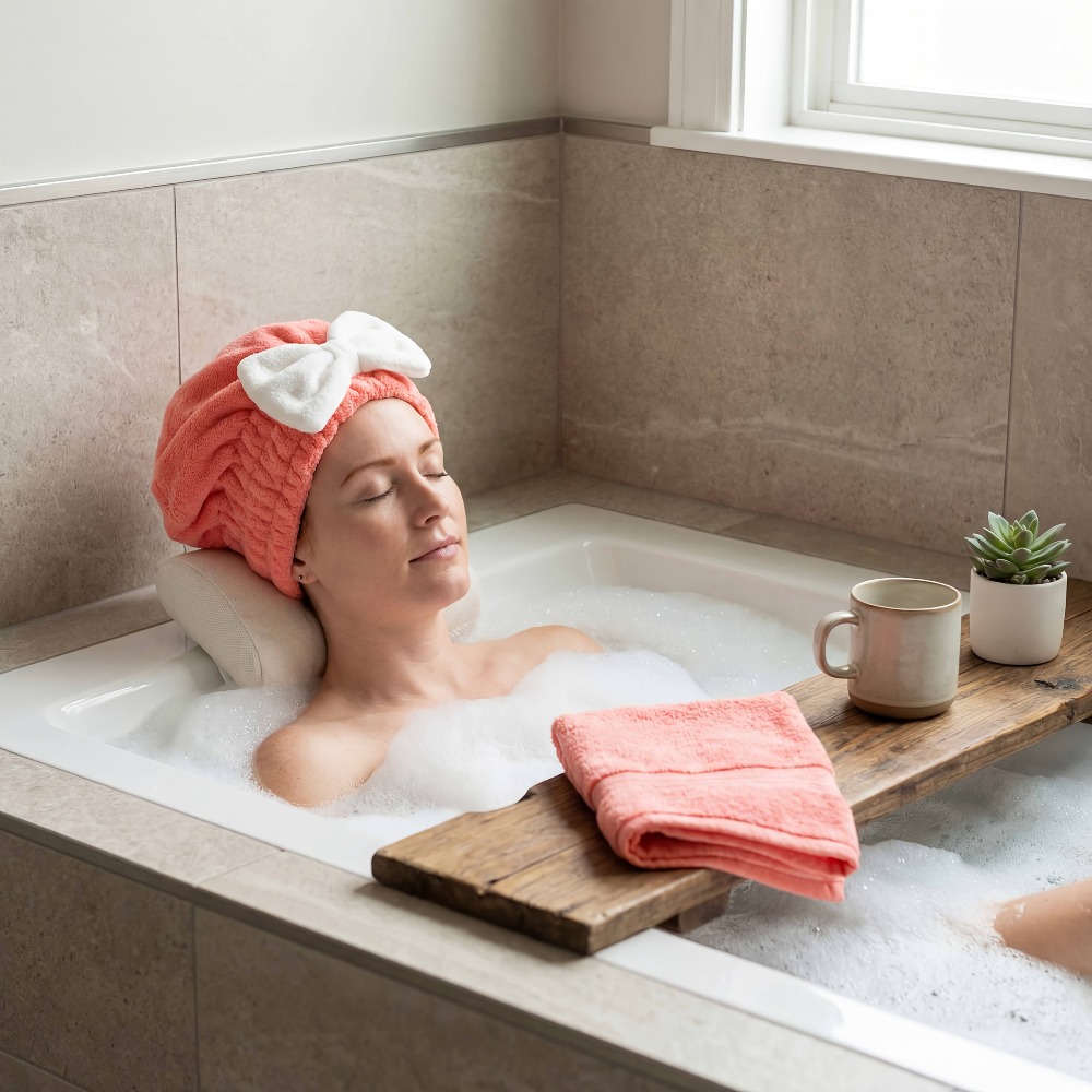 Microfiber Hair Drying Cap, Qu - Head Wrap Turban 리뷰 및 가격