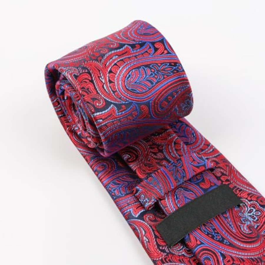 Mens Gradient Paisley Necktie  - Pocket Square Set 리뷰 및 가격