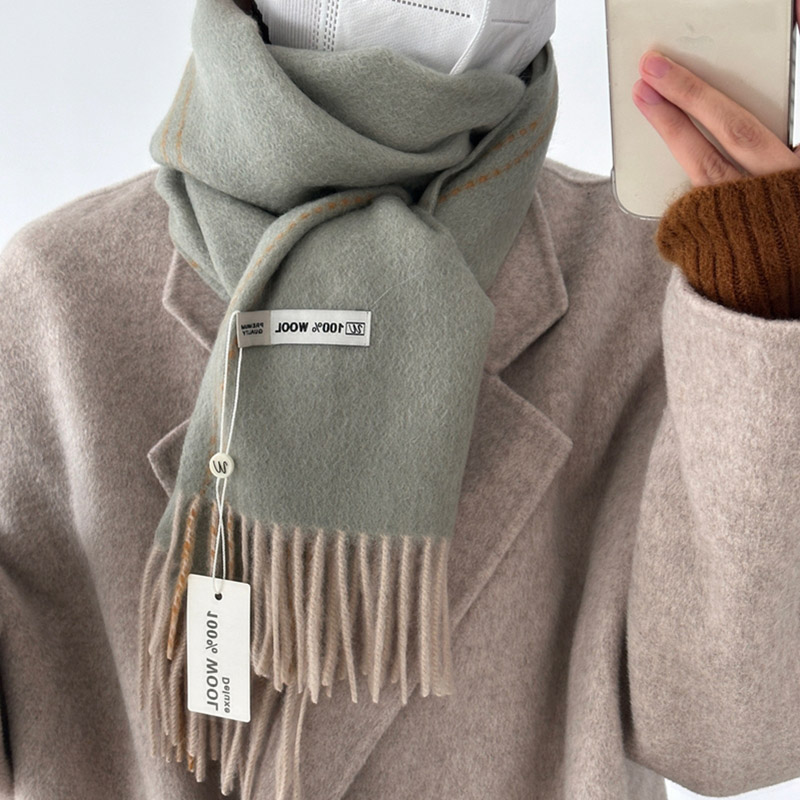 Elegant Good Quality 100% Wool - Muffler Men Wool 리뷰 및 가격