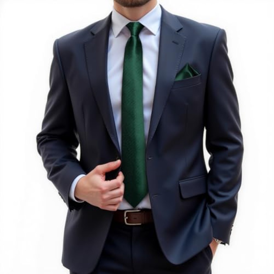 Silk Zipper Ties for Men,Paisl - Pocket Square Set 리뷰 및 가격