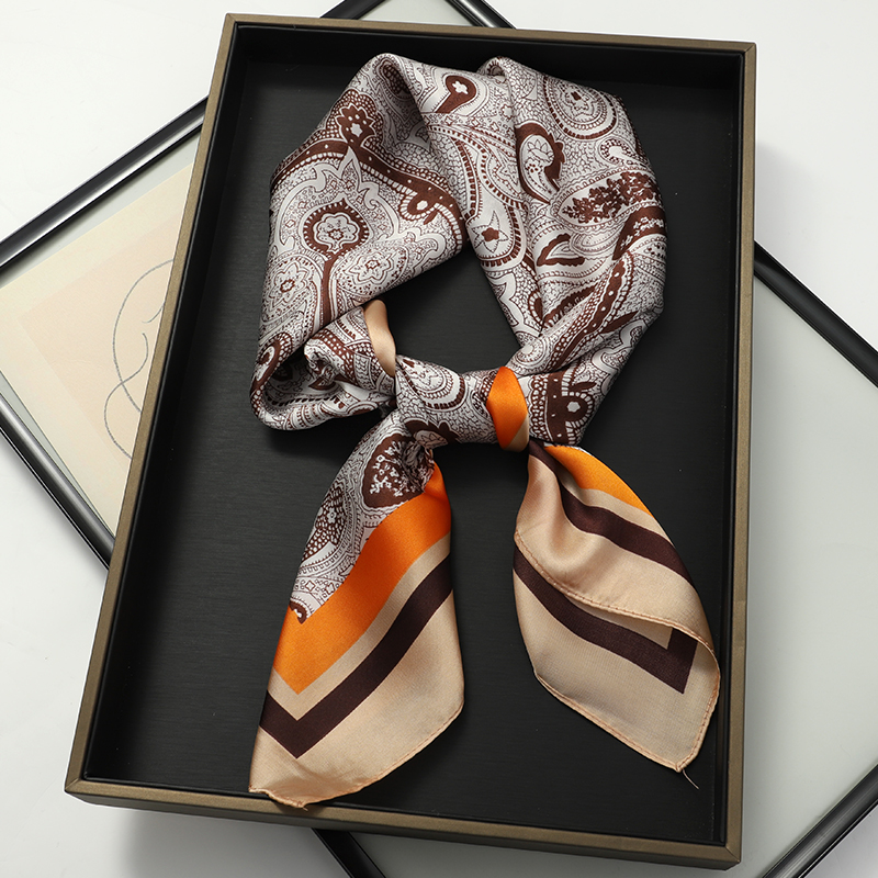 Luxury Spring Silk Scarf Women - Silk Tie Striped 리뷰 및 가격