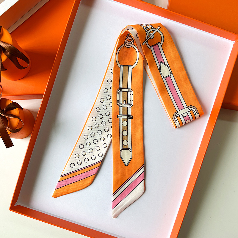 Women Scarf Skinny Silk Scarf  - Silk Neck Scarf 리뷰 및 가격
