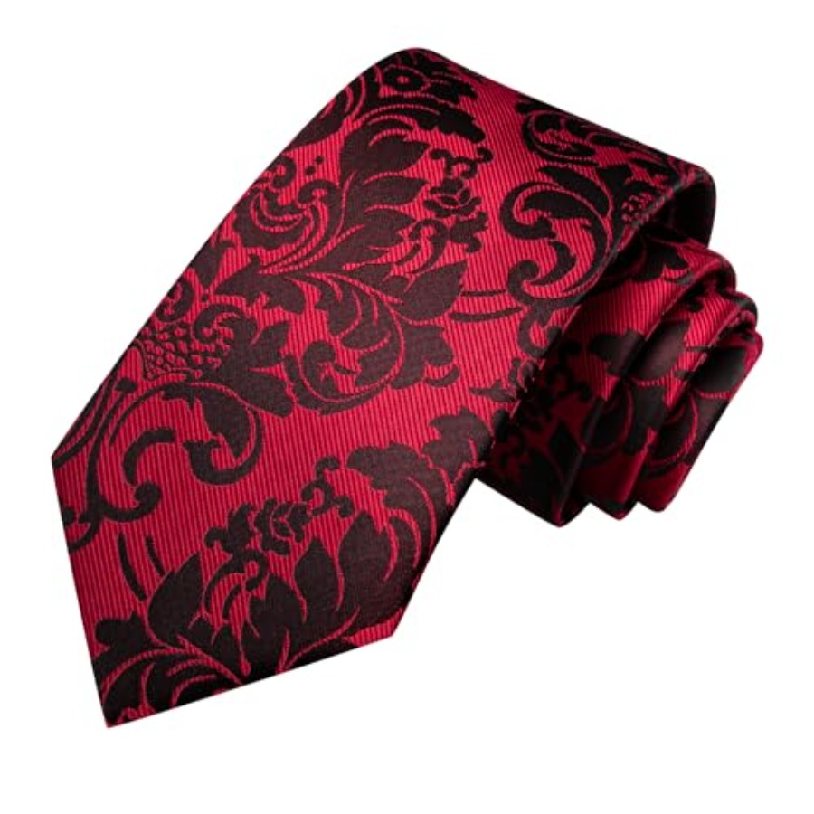 Silk Ties for Men Plaid Paisle - Pocket Square Set 리뷰 및 가격