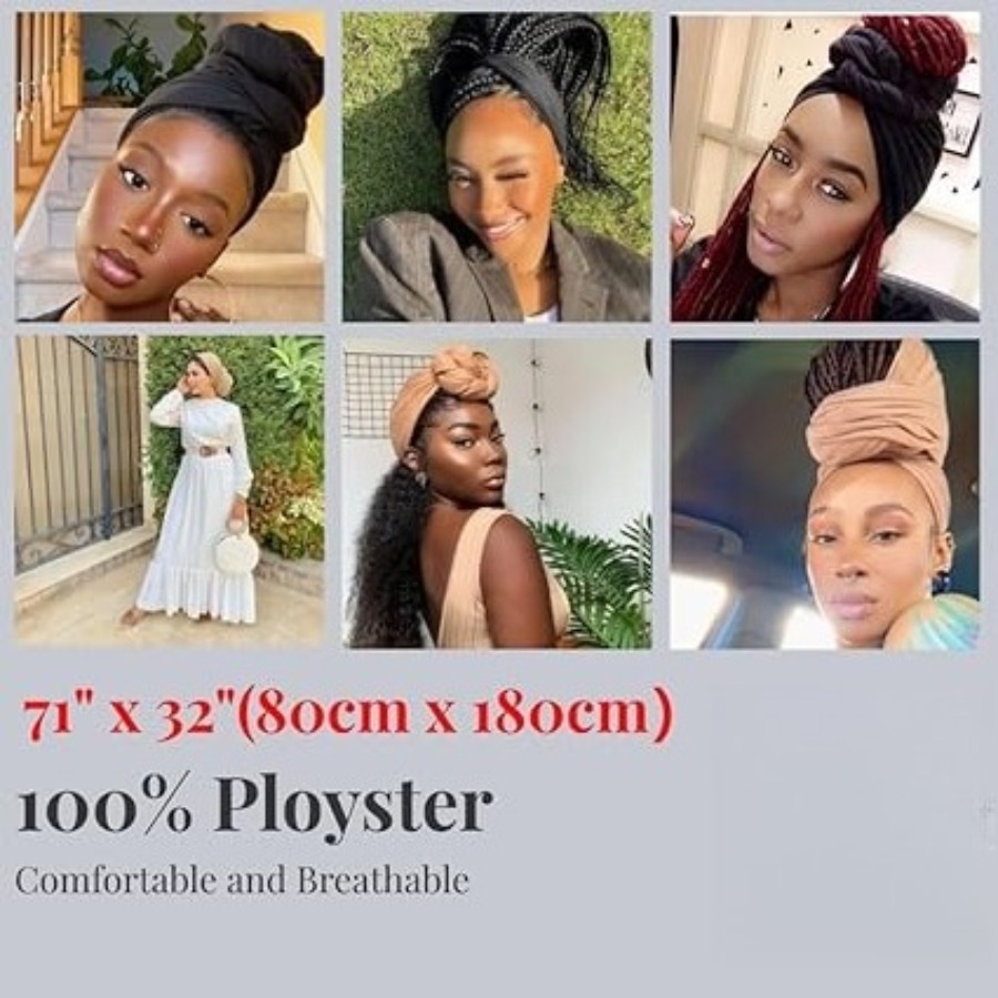 Muslim Hijab for Women Scarf L - Head Wrap Turban 리뷰 및 가격