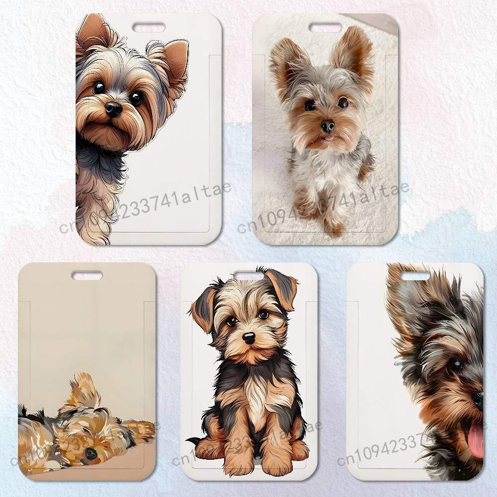 Yorkshire Terrier Dog Card Hol - Lanyard Badge Holder 리뷰 및 가격