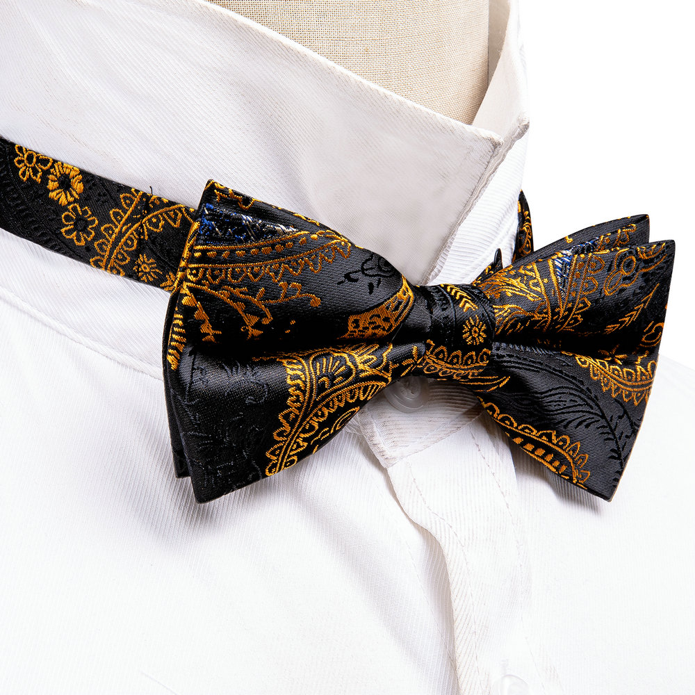 Barry.Wang Silk Mens Bow Tie B - Bow Tie Pre Tied 리뷰 및 가격