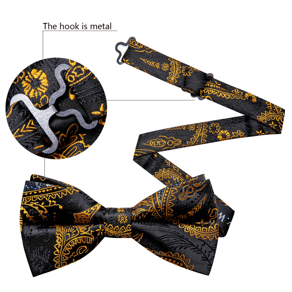 Barry.Wang Silk Mens Bow Tie B - Bow Tie Pre Tied 리뷰 및 가격