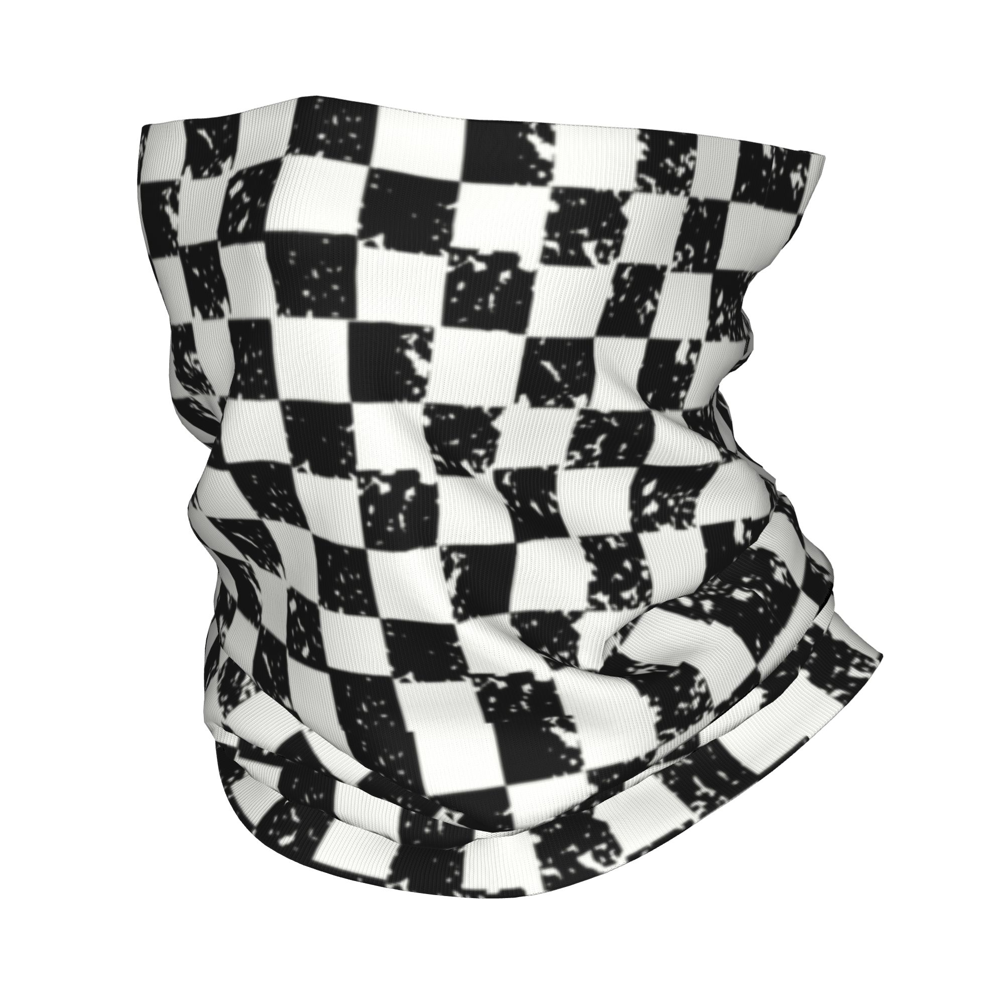 Custom Retro Checkered Flag Wi - Neck Warmer Tube 리뷰 및 가격