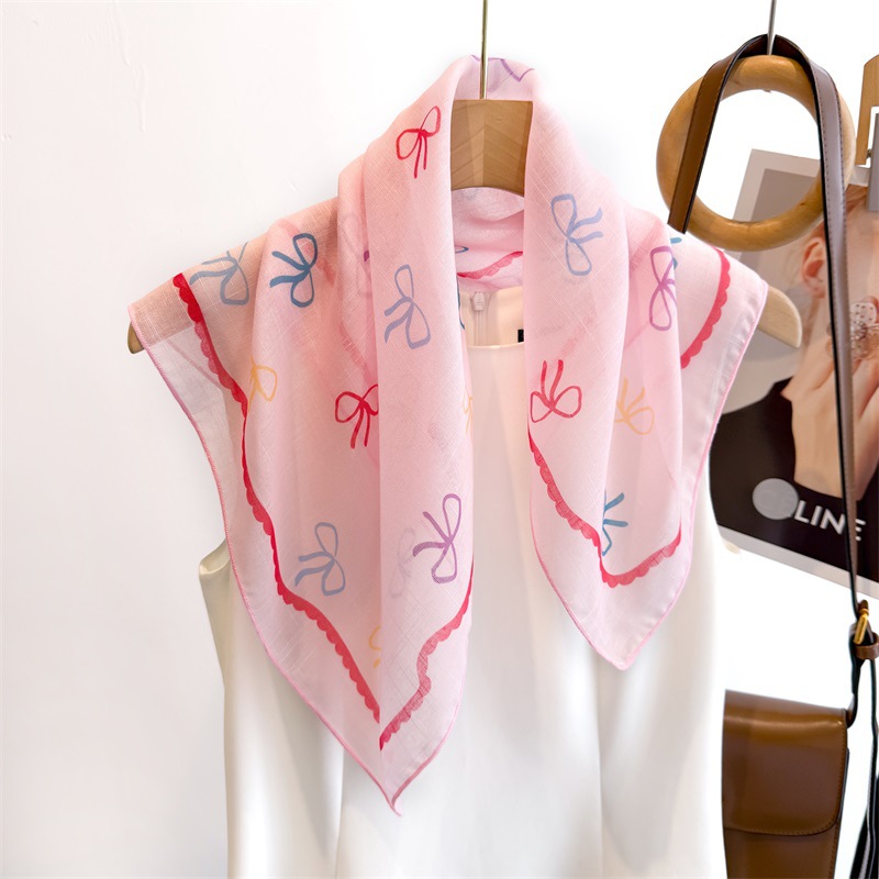 50cm Cotton Linen Square Scarf - Bandana Cotton 리뷰 및 가격
