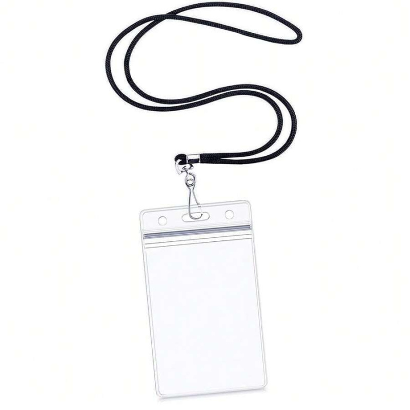 Vertical ID Card Name Tag Badg - Lanyard Badge Holder 리뷰 및 가격