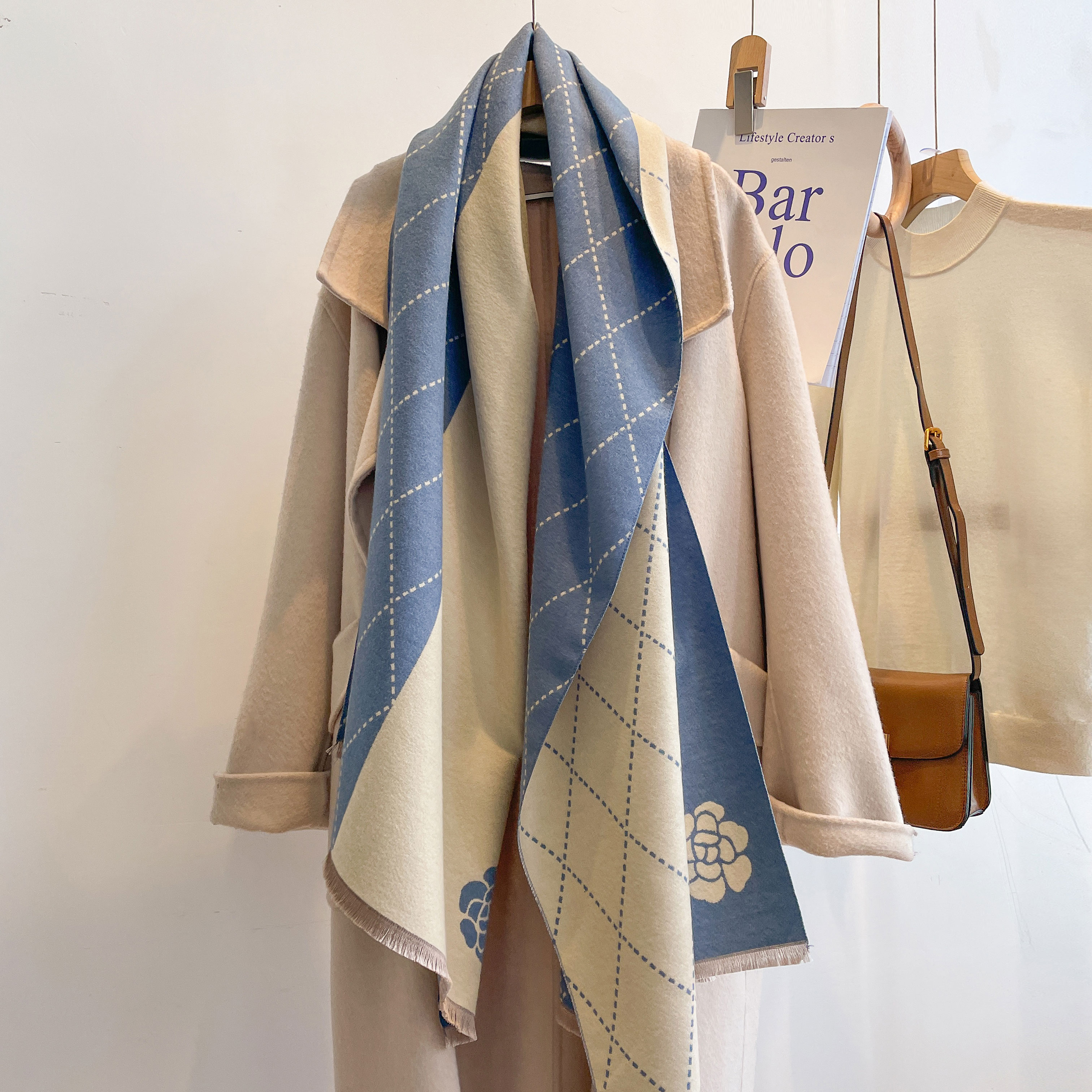 2023 Designer Cashmere Scarf W - Woven Scarf Blanket 리뷰 및 가격