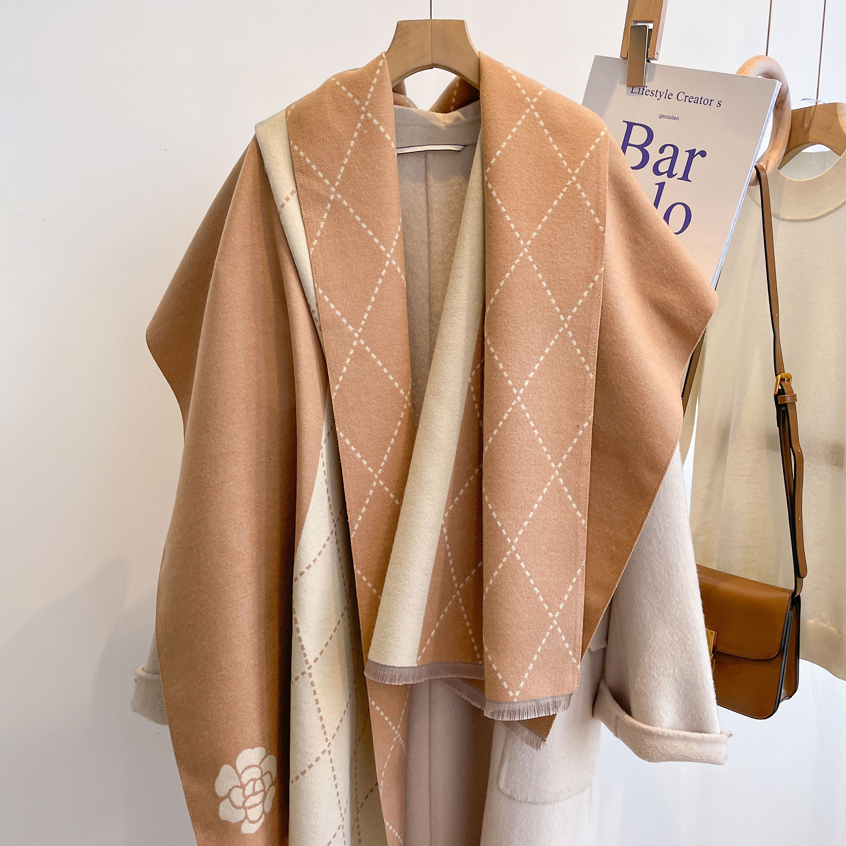 2023 Designer Cashmere Scarf W - Woven Scarf Blanket 리뷰 및 가격