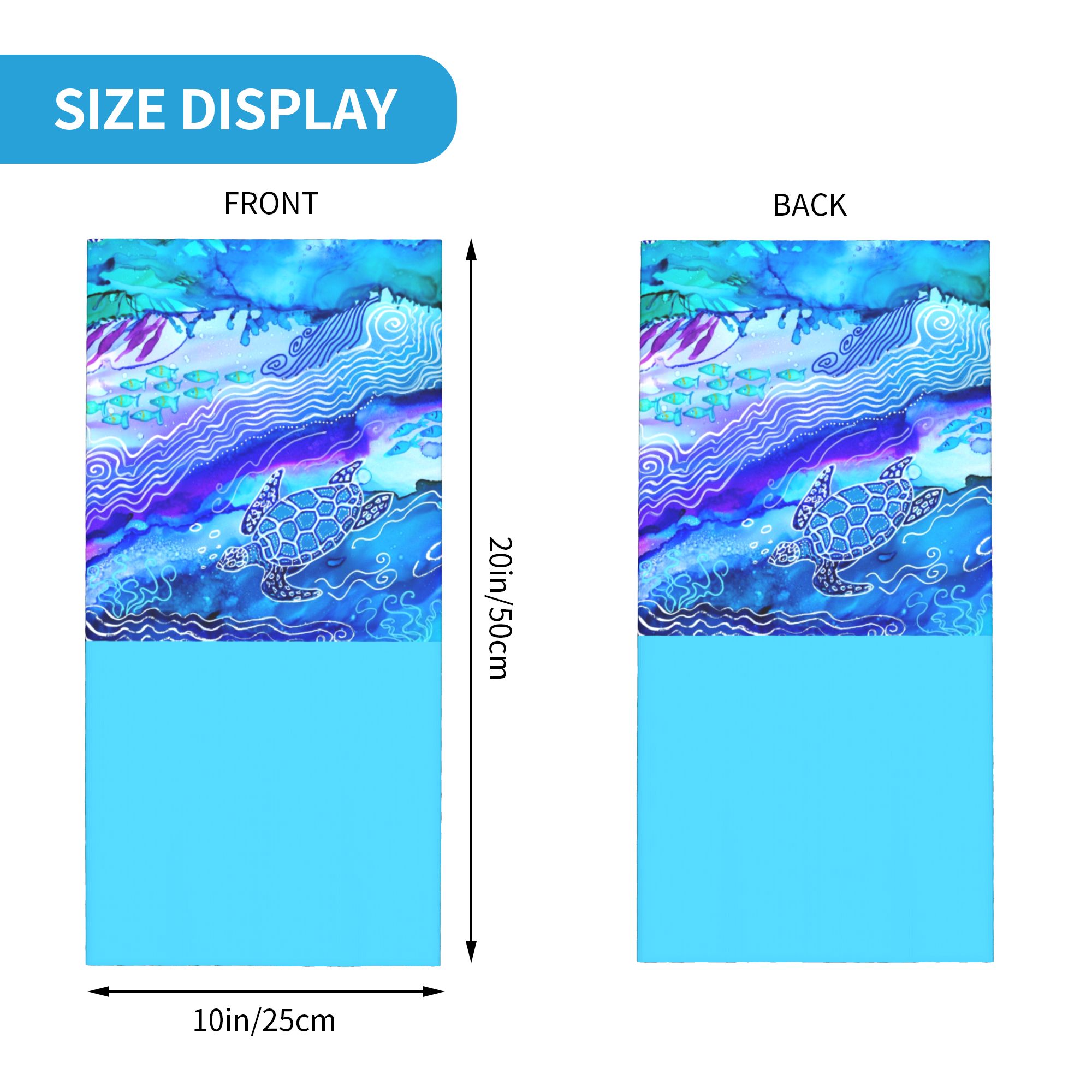 Custom Ocean Turtle Dive Winte - Neck Warmer Tube 리뷰 및 가격