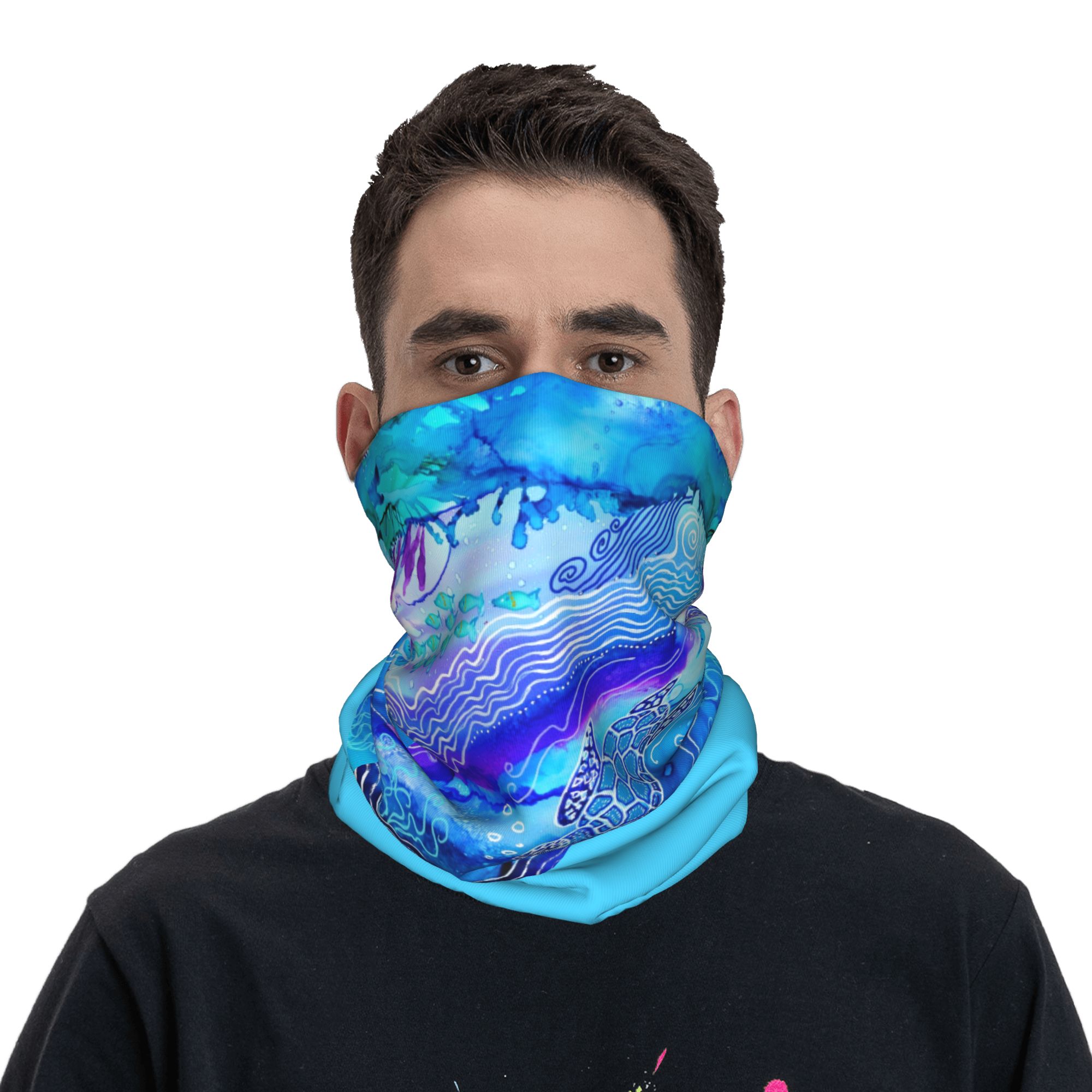 Custom Ocean Turtle Dive Winte - Neck Warmer Tube 리뷰 및 가격