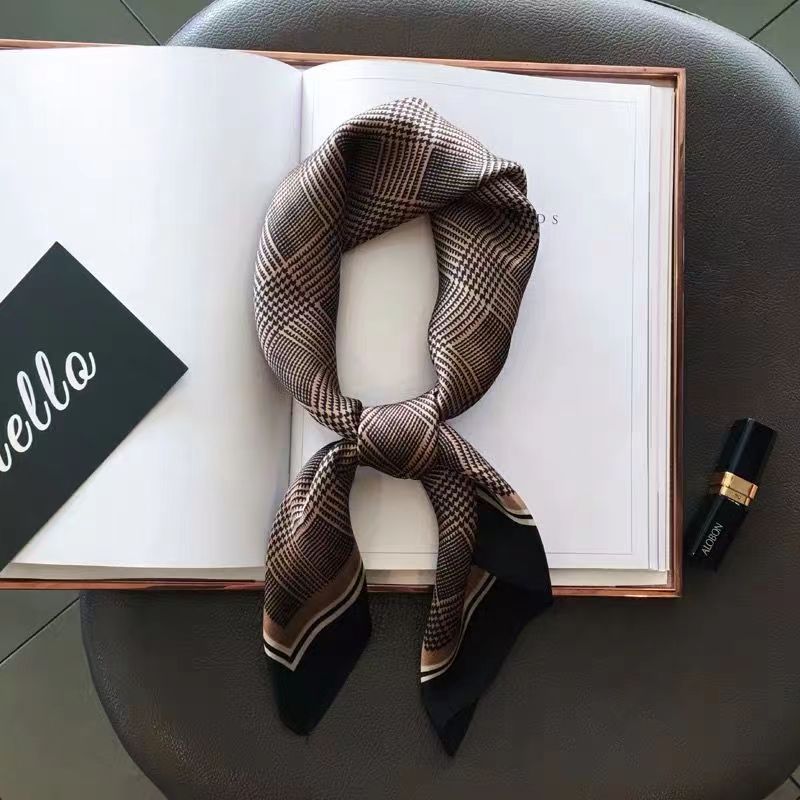 New Fashion Zebra Printed Squa - Ascot Neck Scarf 리뷰 및 가격
