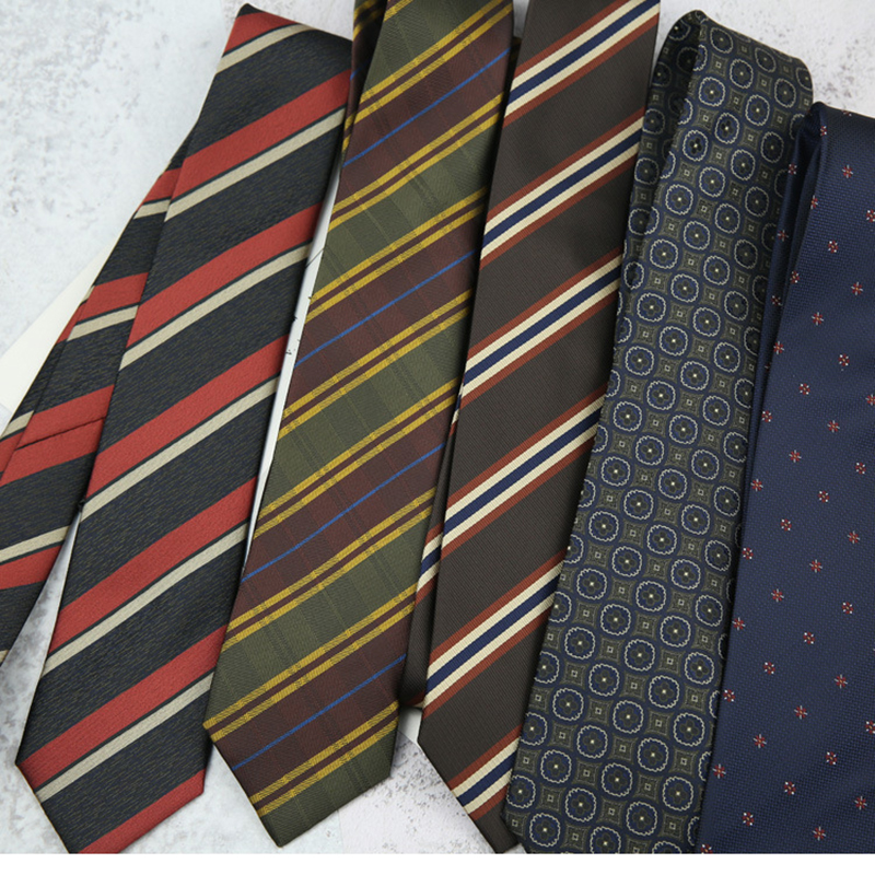 New Trendy Striped Neckties Fo - Skinny Tie Men 리뷰 및 가격
