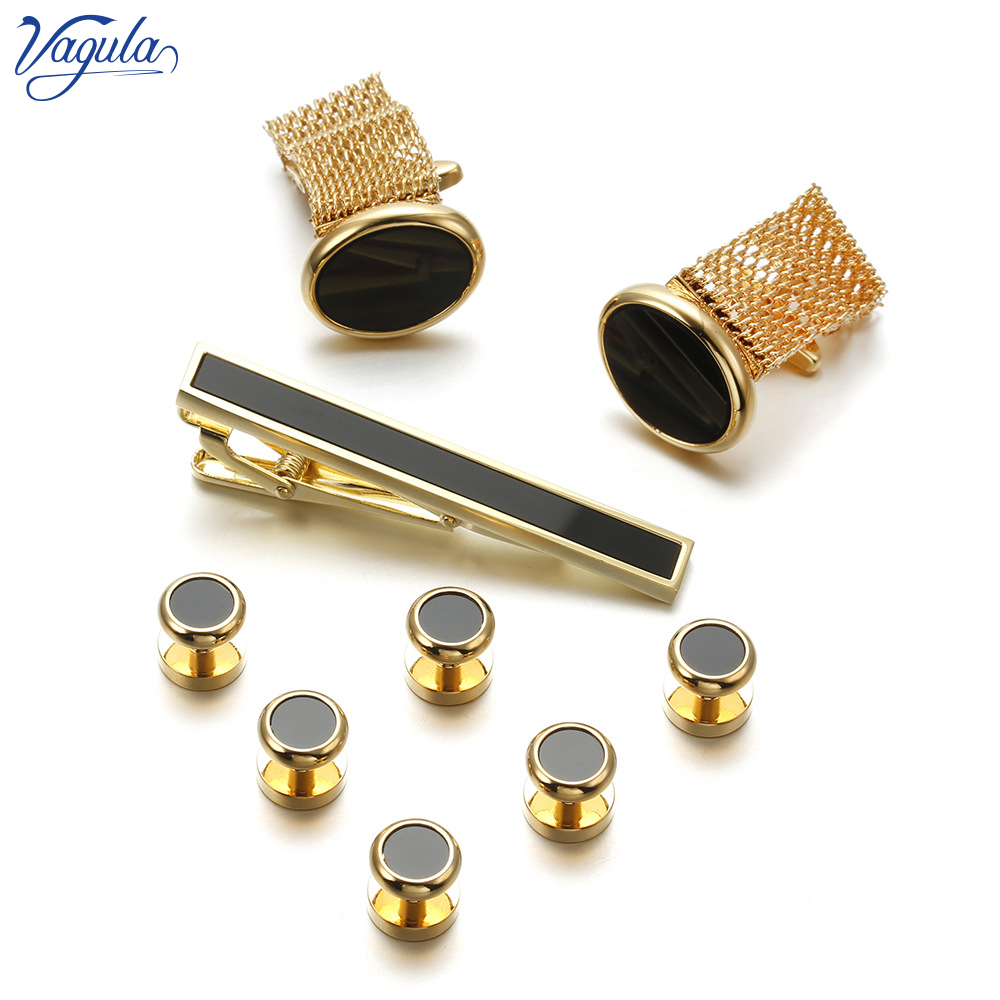 VAGULA New 9PCS Cuff links Tie - Tie Bar Set Gift 리뷰 및 가격