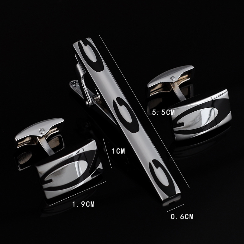 Mens Ties Clip Cufflinks Set S - Tie Bar Set Gift 리뷰 및 가격