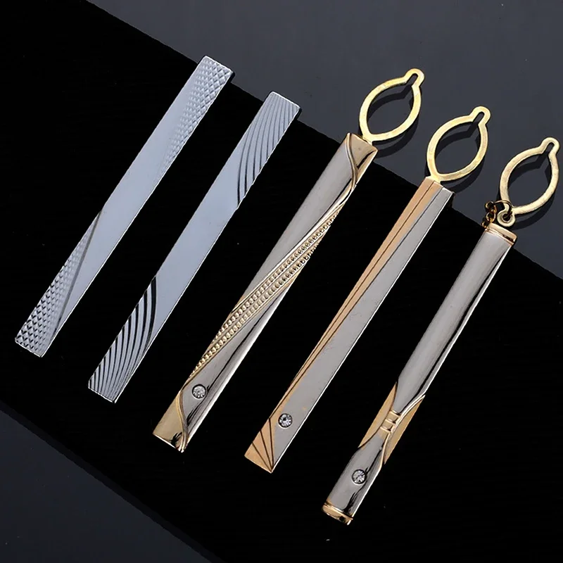 Men Metal Simple Necktie Buckl - Tie Clip Silver 리뷰 및 가격