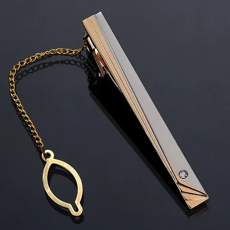 Men Metal Simple Necktie Buckl - Tie Clip Silver 리뷰 및 가격