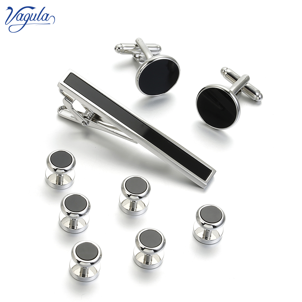 VAGULA 9 PCS Tie bar Cuff link - Tie Bar Set Gift 리뷰 및 가격